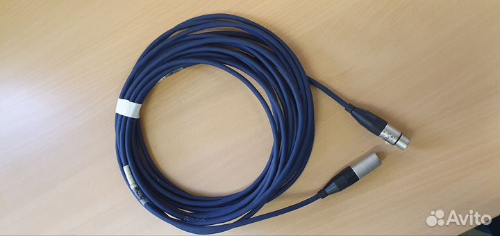 Кабель xlr 5pinF/5pinM 10m