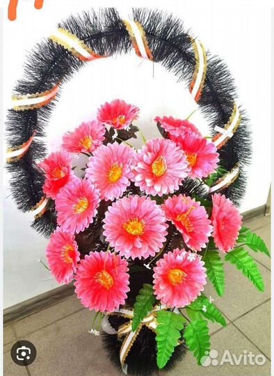Ритуальные венки и корзины опт и розница