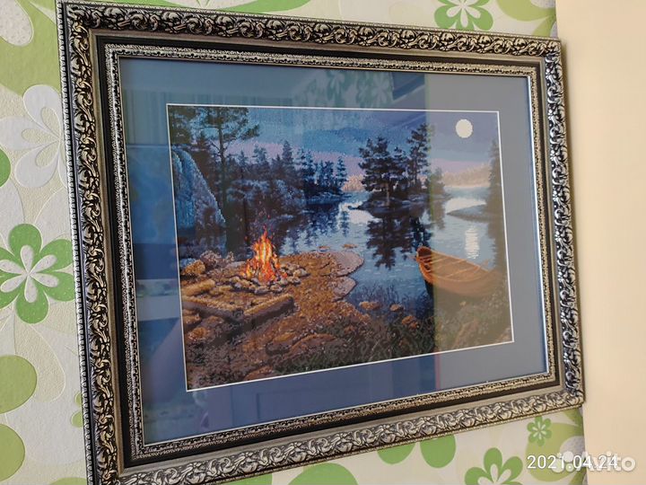 Картина вышитая крестом