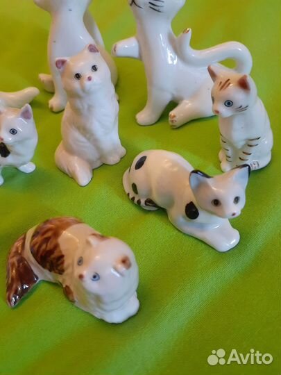 Фигурки кошек коллекция 10 шт