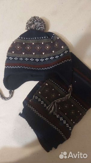Набор шапка и шарф для мальчика