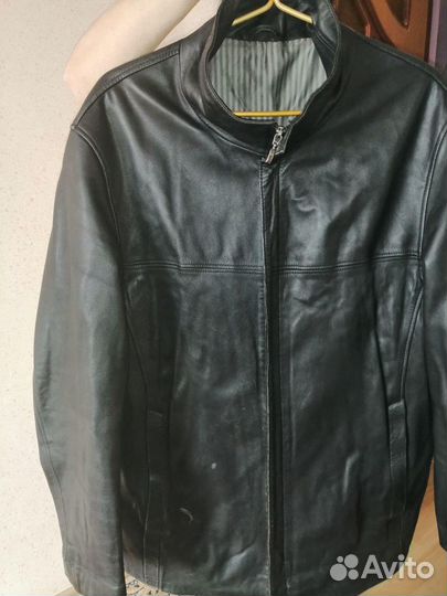 Мужская кожаная куртка