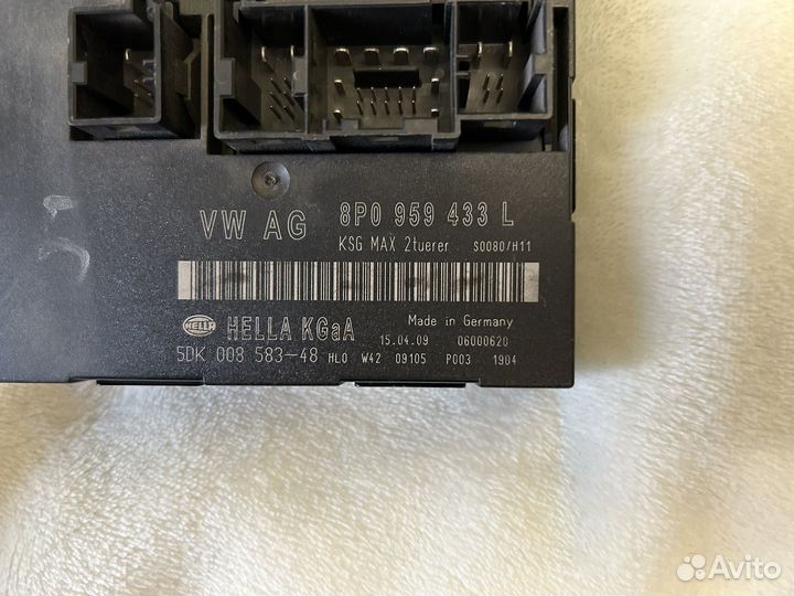 Блок комфорта Audi А3 8Р 2008-2013 г