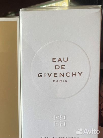 Туалетная вода eau DE givenchy paris (100 мл)
