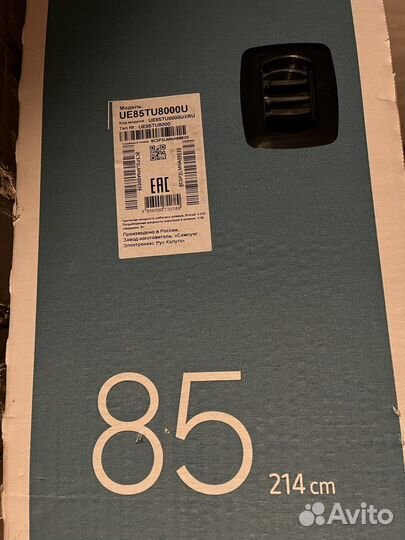 Телевизор Samsung 85” Crystal uhd4k Ultra HD