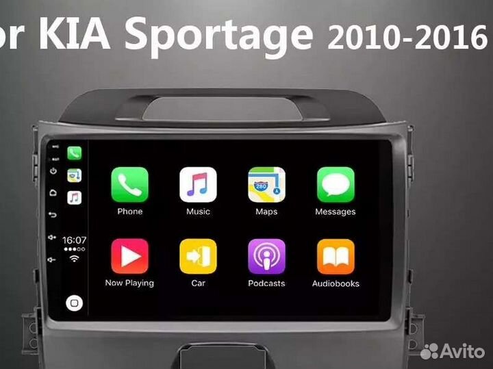 Магнитола для Kia Sportage 2010-16