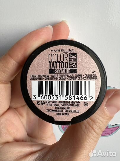 Maybelline color tattoo нежный персик