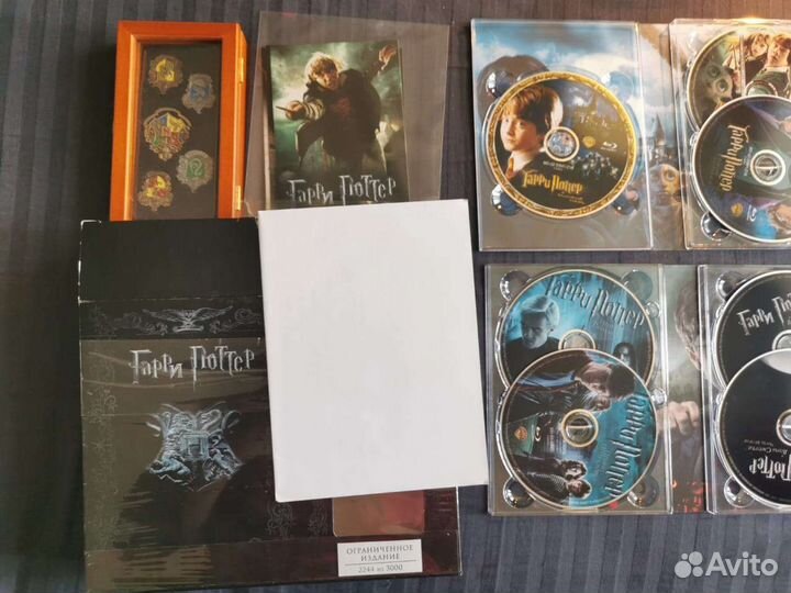 Коллекция Гарри Поттер blu ray, лицензия в идеале