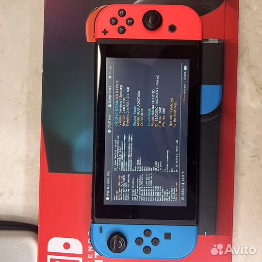 Прошитая Nintendo Switch rev. 2 256 gb + чехол