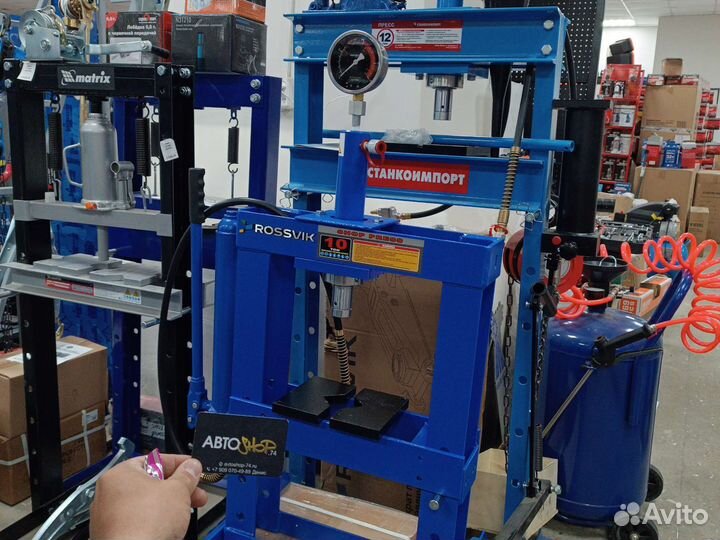 Пресс 10 тн настольный Rossvik