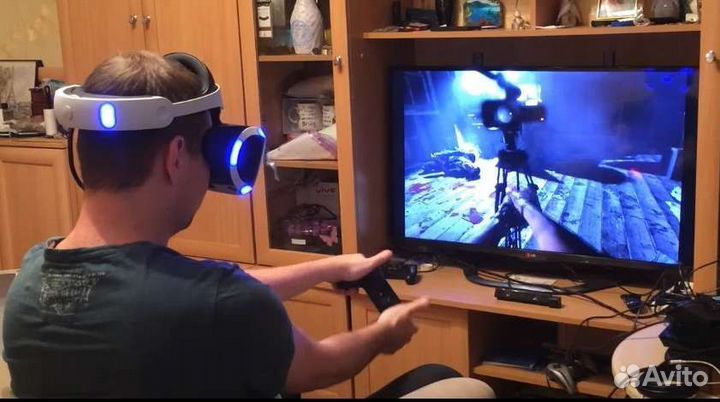 PS4 шлем очки VR полный комплект