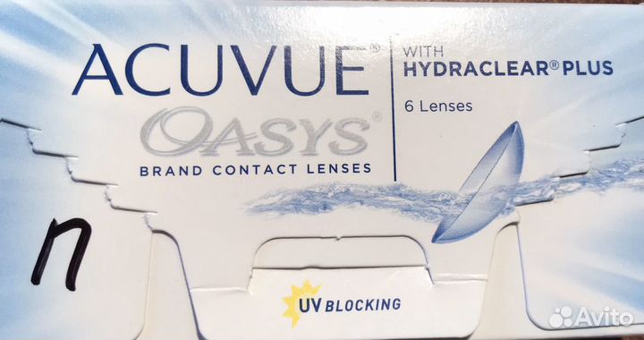 Линзы контактные acuvue oasys