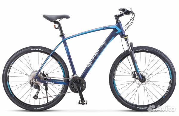 Велосипед Stels Navigator 760 MD V010 Тёмно-синий