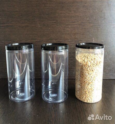 Банка с крышкой для хранения 1000 мл