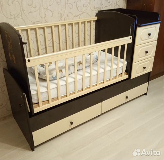 Детская кроватка 3 в 1