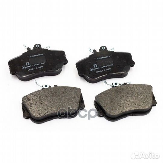 Колодки тормозные, передние LP881 Delphi