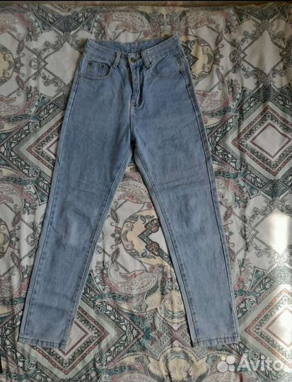 Голубые джинсы 26 размер отличного качества