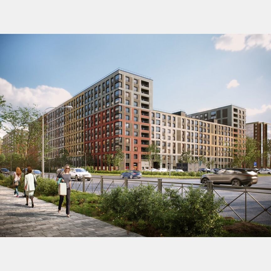 2-к. квартира, 67,5 м², 1/12 эт.