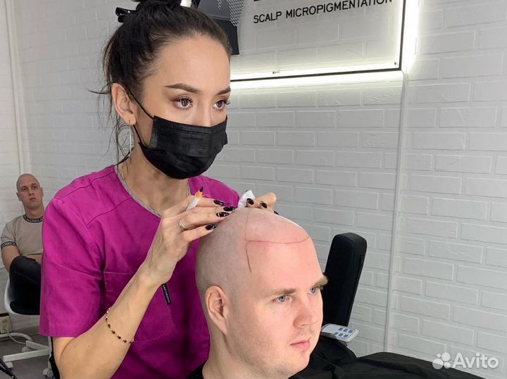 Трихопигментация головы