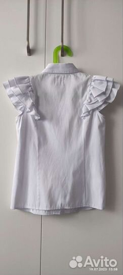 Блузка школьная 140,146, 146-152