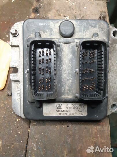 Блок управления opel astra g 1999г с иммобилайзер