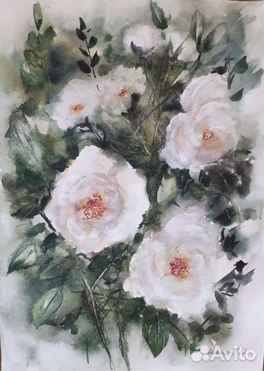 Картина акварелью: 