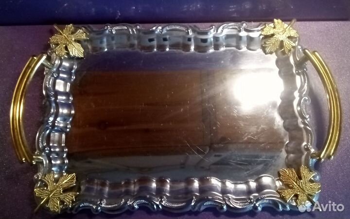 Чайный поднос с ручками, капельник под самовар