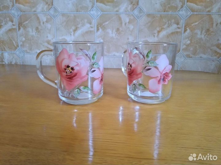 Кружки 250 мл новые, 300 мл. б/у