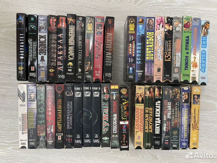 Видеокассеты vhs обновление 03.06