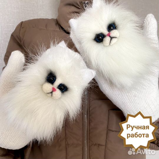 Звероварежки, варежки женские