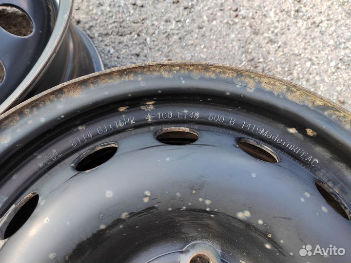 Диски штампованные 15