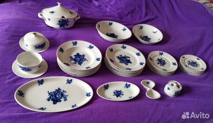 Столовый сервиз СССР, фарфор, Чехословакия 1970г