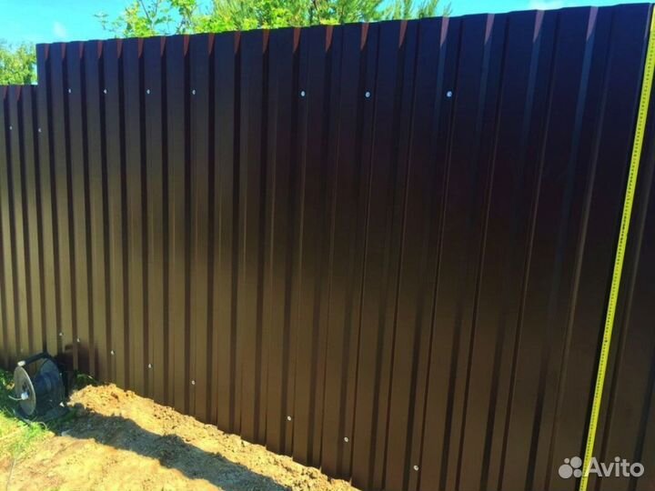 Забор из профнастила