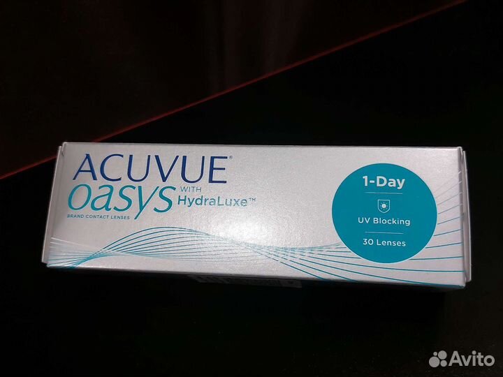 Линзы контактные acuvue oasys 1 day +4.0