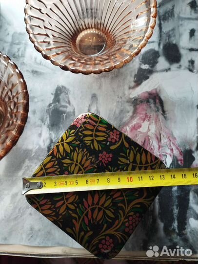 Конфетница советское стекло