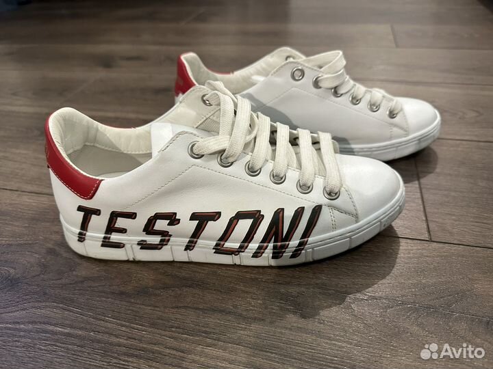 Кеды белые A.testoni