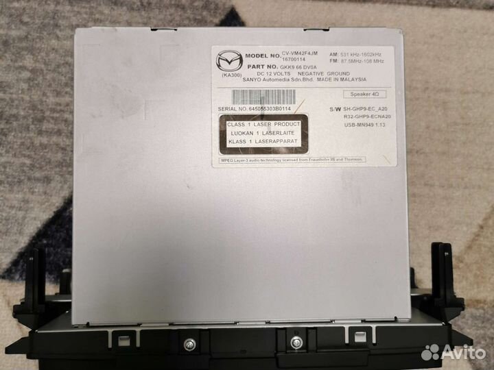 Головное устройство на Mazda cx-5