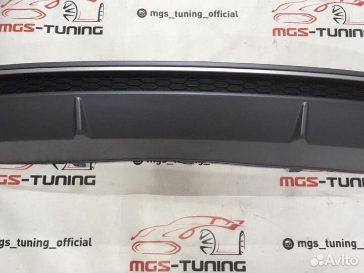 Диффузор на Audi A7 14-17 гг. S7 для S-line