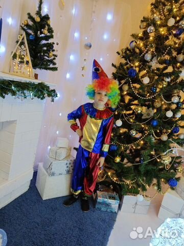 Новогодний костюм клоуна