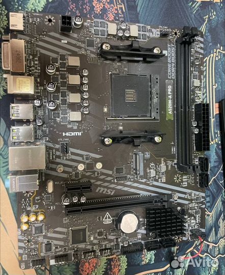 Материнская плата, Msi a520m a pro
