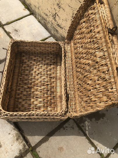 Плетеный чемодан