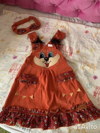 Костюм белочки для девочки на утренник