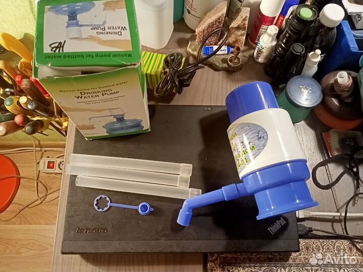 Бутылка 19 литров+помпа для 5 литровых бутылок