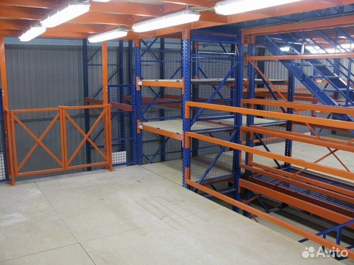 Мезонинные стеллажи