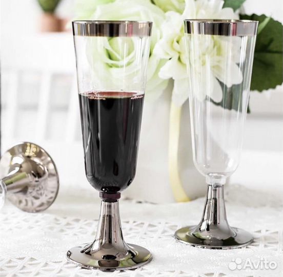 Фужер для шампанского вина одноразовый