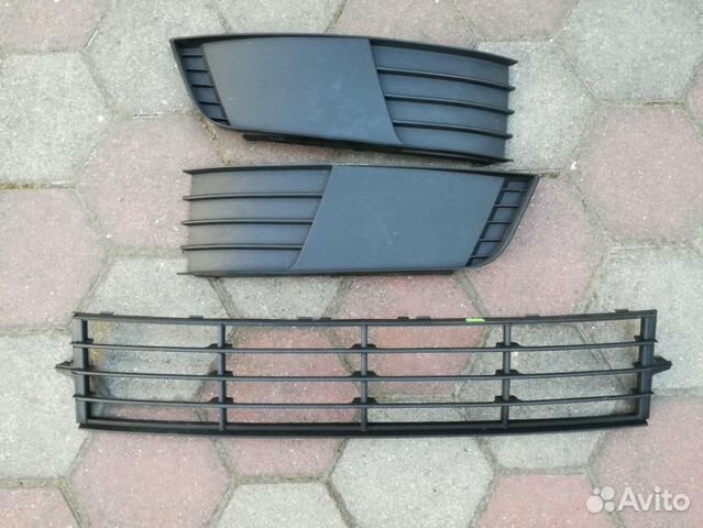 Решетка бампера skoda octavia a7