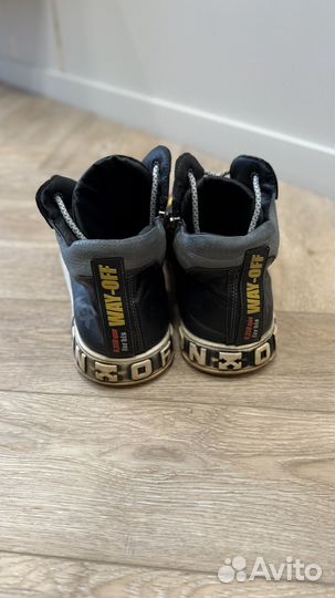 Кеды высокие натуральная кожа 45