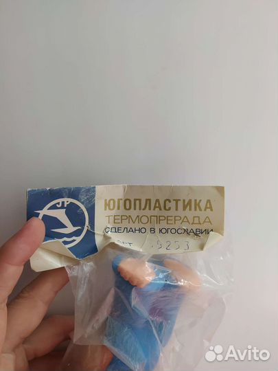 Игрушка Кукла резиновая Югославия новая