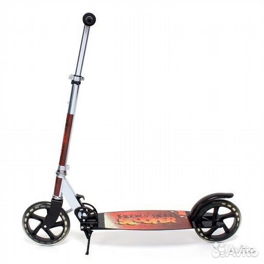 Самокат алюминиевый Взрослый Белый