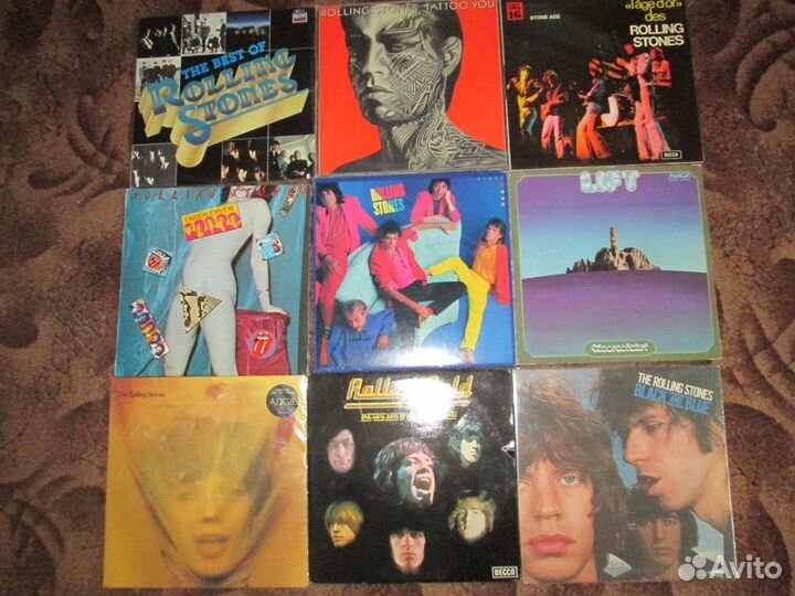 Пластинки Rolling Stones